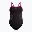 Speedo Platisol Placement Thinstrap Muscleback flare rosa costume intero per bambini