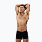 Speedo uomo Endurance+ Tech Panel Aquashort nero/turchese gemma boxer nuoto