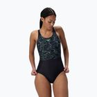 Costume intero Speedo donna HyperBoom Placement Muscleback verde erba medica