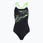 Costume da bagno intero donna Speedo Medley Logo Medalist anthracite/clover