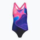 Costume da bagno intero bambino Speedo Digital Placement Splashback pink/anthracite