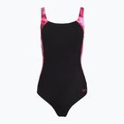 Costume da bagno intero donna Speedo Shaping LunaLustre Printed anthracite/ruby