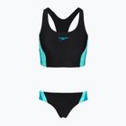Costume da bagno intero donna Speedo Colourblock Splice 2.0 anthracite/mayanblue