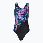 Costume da bagno intero donna Speedo FL Placement Printed Powerback glitchy garden/black