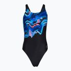 Costume intero donna Speedo Placement Printed Leaderback canyon ombre/black