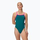 Costume intero donna Speedo Solid Turnback peacock