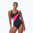 Costume intero donna Speedo Hyperboom Butterfly Back anthracite/margarita pink