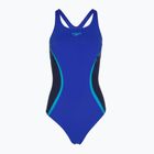 Costume da bagno intero donna Speedo Solid Splice Medalist sapphire/peacoat