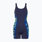 Costume da bagno intero donna Speedo Hyperboom Splice Muscleback Legsuit peacoat/sapphire