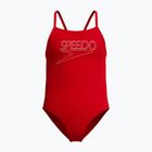 Costume da nuoto intero per bambini Speedo Endurance+ Logo Thinstrap high risk red