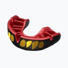 Protezione delle mascelle Opro Gold Jawz nero/rosso/oro