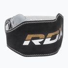 RDX Cintura per sollevamento pesi 6" in pelle nero/oro