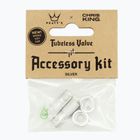 Kit di accessori per valvole tubeless Peaty's X Chris King MK2 argento