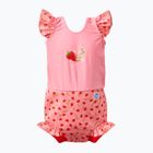Costume intero per bambini con pannolino Splash About Happy Nappy Frills campo di fragole