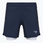Pantaloncini da allenamento FUMETSU Icon Dual Layer da uomo blu/bianco