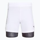 Pantaloncini da allenamento da uomo FUMETSU Icon Dual Layer Fight bianco