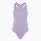 Costume intero Nike Essential Racerback lilla fiorito per bambini