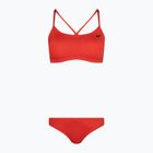 Costume da bagno a due pezzi da donna Nike Essential Sports Bikini light crimson