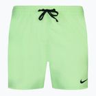 Pantaloncini da bagno Nike Logo Tape 5" Volley uomo verde vapore