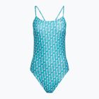 Costume intero donna Nike Hydrastrong Multi Print Cutout blu