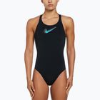 Costume intero donna Nike Hydrastrong 3D Swoosh Fastback nero