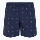 Pantaloncini da bagno Nike Luxe Letter 7" Volley da uomo, mezzanotte marina