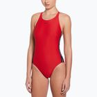 Costume intero da donna Nike Logo Tape Fastback rosso università