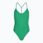 Costume intero donna Nike Swoosh Link Y-Back verde stadio