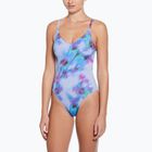 Nike Floral Blur, costume intero donna con scollo a V, ortensie