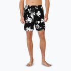 Pantaloncini da bagno Nike Fine Floral 7" Volley da uomo, nero