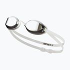 Occhialini da nuoto Nike Legacy Comfort Mirrored silver