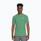 Maglietta da nuoto da uomo Nike Heather Hydroguard malachite