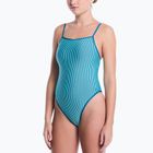 Costume da bagno intero da donna Nike Ocean Bound Ripple Texture Square Neck bleached turquoise