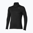 Longsleeve da running uomo Mizuno Tech Thermal Charge Breath Thermo Half Zip Long Sleeve Tee black