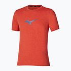 Maglia da corsa da uomo Mizuno Core Runbird Short Sleeve Tee orange