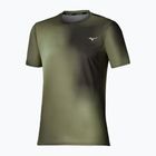 Maglia da corsa da uomo Mizuno Core Graphic Short Sleeve forest night