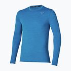 Longsleeve da running uomo Mizuno Core Impulse Long Sleeve Tee blue jewel