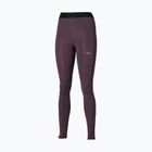 Leggings da corsa da donna Mizuno Core Impulse Long Tight raisin
