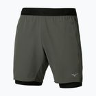 Pantaloncini da corsa da uomo Mizuno Core 7.5 Inches 2In1 forest night