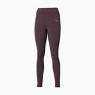 Leggings da corsa da donna Mizuno Active Warmalite Long Tight raisin