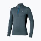 Felpa da corsa uomo Mizuno Active Warmalite Half Zip Long Sleeve Top dark slate