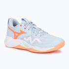 Scarpe da pallavolo donna Mizuno Wave Momentum Pro blue finch/lava orange/flamingo coral