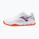 Scarpe da tennis donna Mizuno Wave Enforce Court 2 CC white/dahlia/sunstone