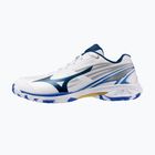 Scarpe da badminton donna Mizuno Wave Claw 4 white/dazzling blue/stargazer