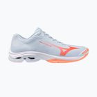 Scarpe da pallavolo donna Mizuno Wave Lightning Pro blue finch/lava orange/flamingo coral