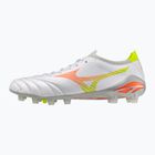 Scarpe da calcio Mizuno Morelia Neo V β Pro FG white/lava orange/evening primrose