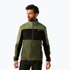 Felpa in pile da uomo REGATTA Ormont oil green/black/olive night