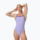 Costume intero donna Speedo Solid Turnback bright lavender