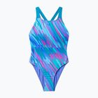 Costume da bagno intero bambino Speedo Allover Pwerbackback moonlight lavender/hyper teal
