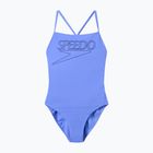 Costume da bagno intero da donna Speedo Endurance+ Logo Thin Strap moonlight lavender